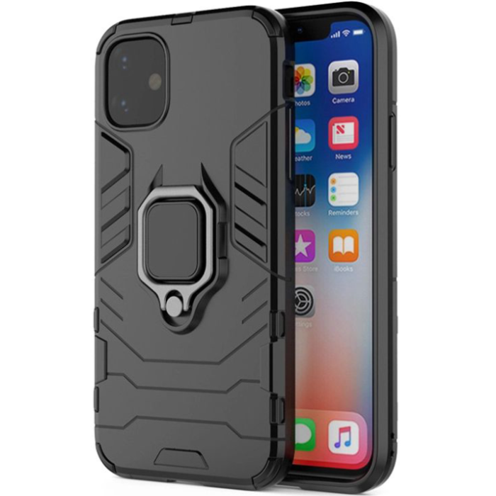 Odolné puzdro na Xiaomi Redmi Note 10 5G/Poco M3 Pro/M3 Pro 5G Ring Armor čierne 