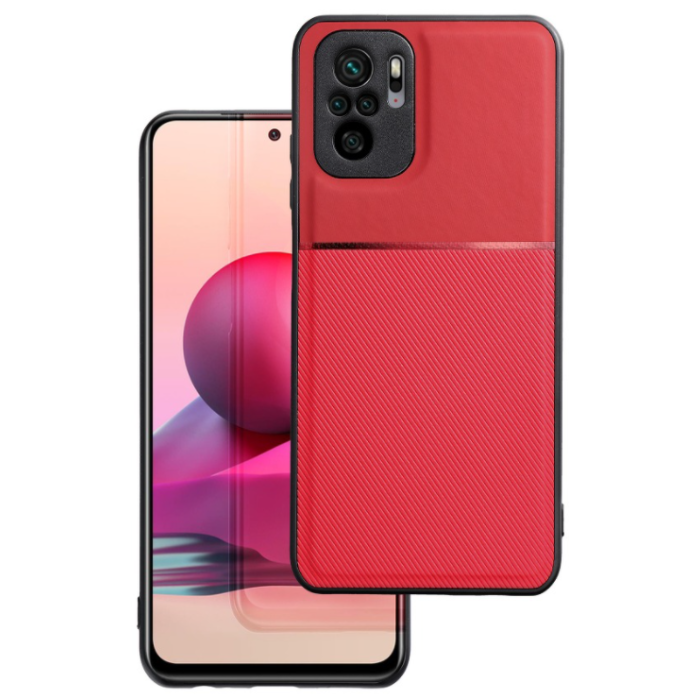 Plastové puzdro na Xiaomi Redmi Note 10/10s Forcell Noble červené 
