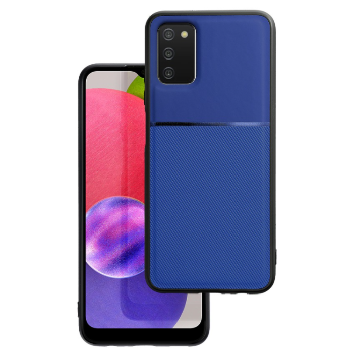 Plastové puzdro na Samsung Galaxy A03s A037 Forcell Noble modré