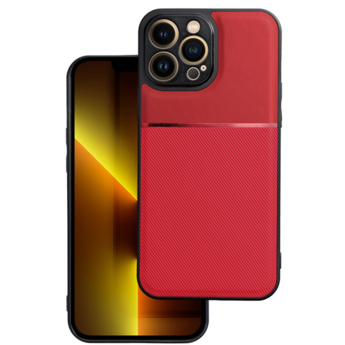 Plastové puzdro na Apple iPhone 13 Pro Max Forcell Noble červené