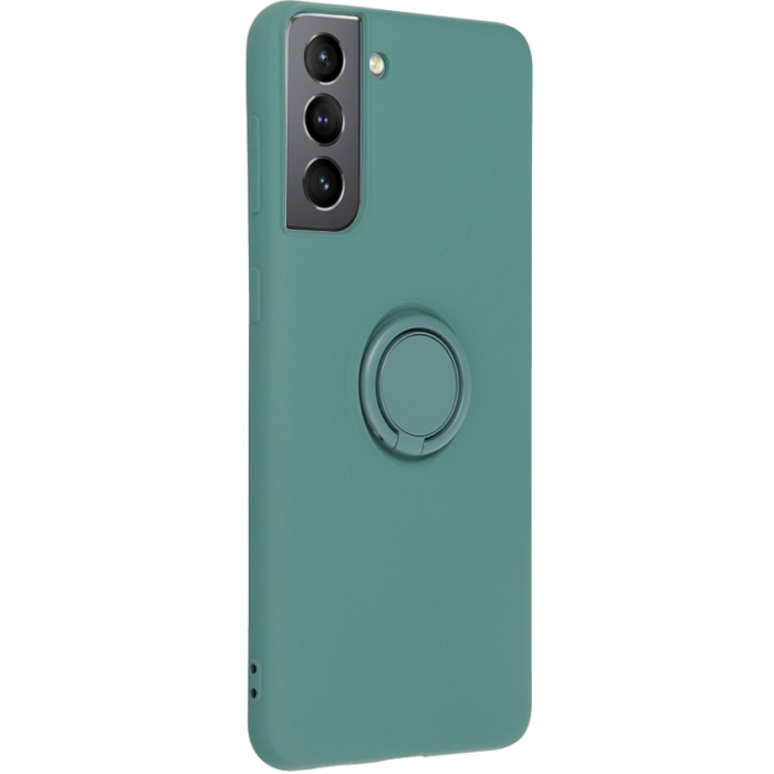 Silikónové puzdro na Samsung Galaxy A33 5G Forcell Ring zelené