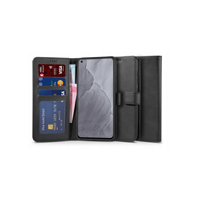 Diárové puzdro na Realme GT Master 5G Tech-Protect Wallet čierne