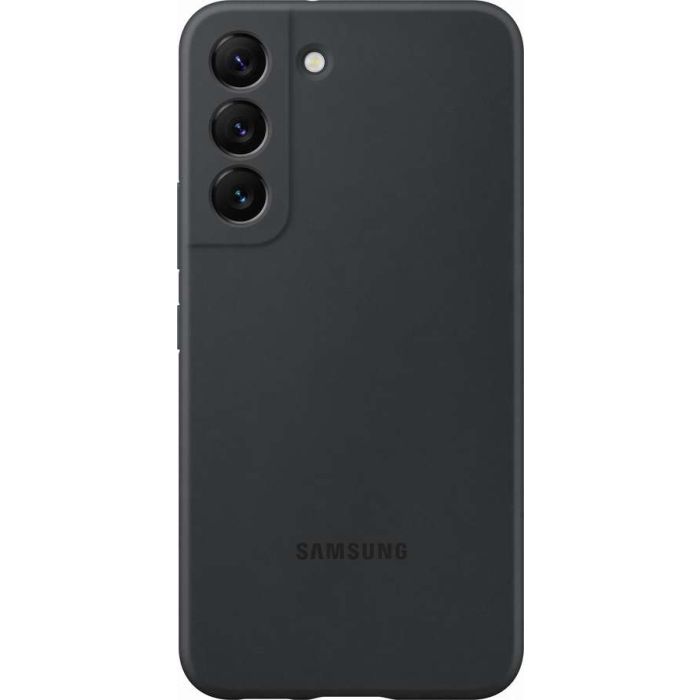 Silikónové puzdro Samsung na Samsung Galaxy S22 5G S901 EF-PS901TBE Silicone Cover čierne