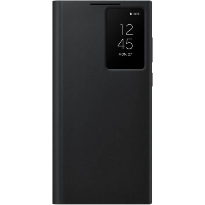 Diárové puzdro Samsung na Samsung Galaxy S22 Ultra 5G S908 EF-ZS908CBE Clear View čierne