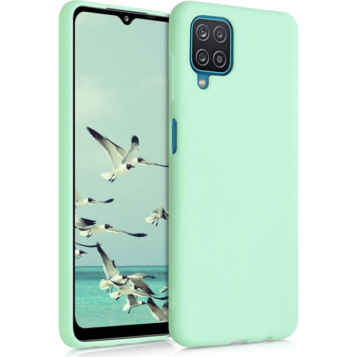 Silikónové puzdro na Samsung Galaxy A12/M12 MySafe Silicone mätové