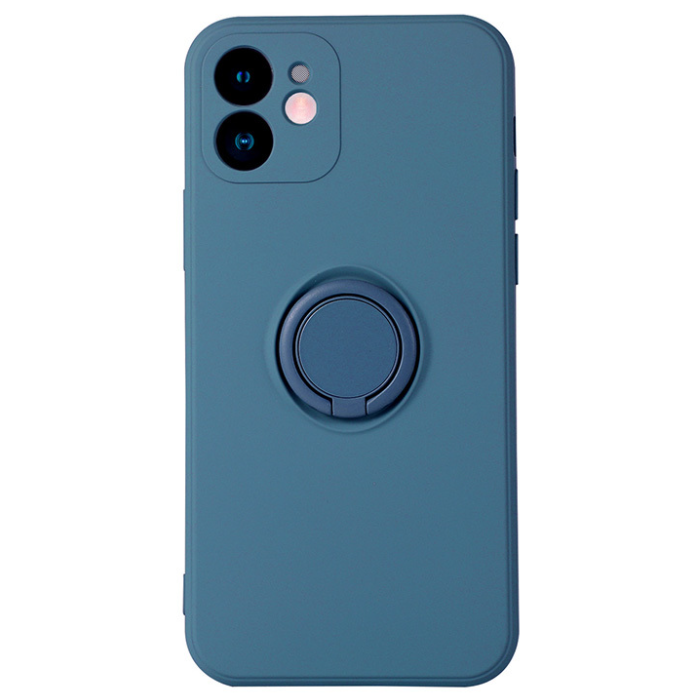 Silikónové puzdro Xiaomi 11T/11T Pro Vennus Finger Ring modré