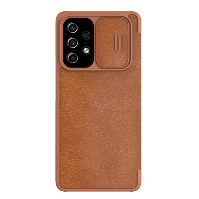 Diárove puzdro na Samsung Galaxy A53 5G Nillkin Qin Book PRO hnedé 