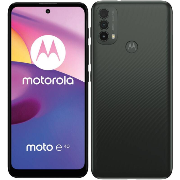 Motorola Moto E40, 4/64 GB, Dual SIM, šedá - SK distribúcia