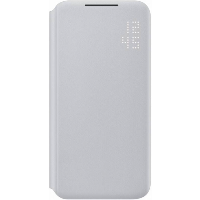 Diárové puzdro Samsung na Samsung Galaxy S22 5G S901 EF-NS901PJE LED View Cover sivé