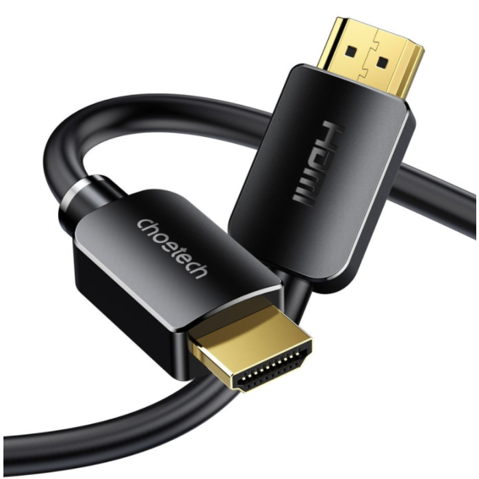 Dátový kábel Choetech HDMI 2.1 8K 60Hz/4K 144Hz/2K165Hz 3D Dynamic HDR 2m čierny