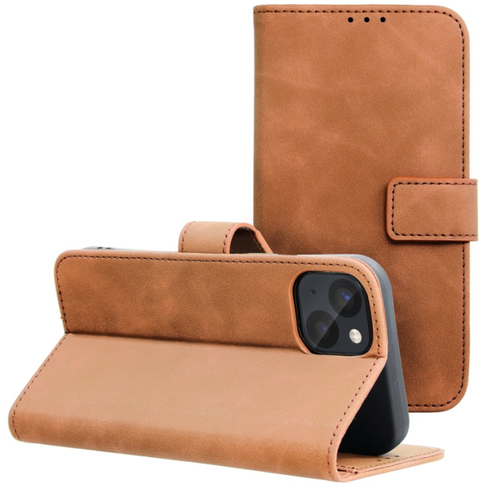 Diárové puzdro na Xiaomi Redmi 10/Redmi 10 2022 Forcell Tender hnedé