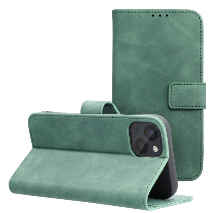 Diárové puzdro na Apple iPhone 13 Forcell Tender zelené