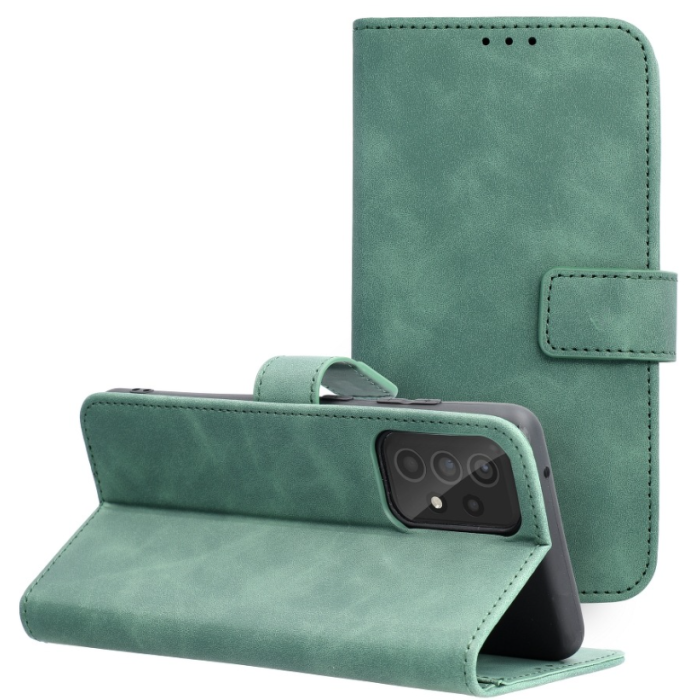 Diárové puzdro na Samsung Galaxy A52/A52 5G/A52s 5G Forcell Tender zelené