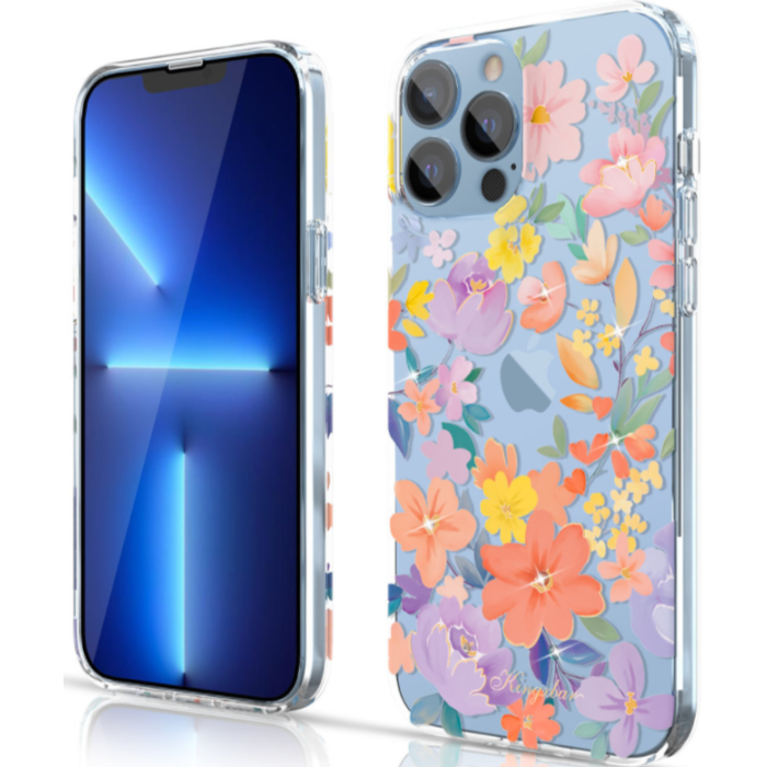 Zadné puzdro na Apple iPhone 13 Pro Kingxbar Brilliant svetloružové