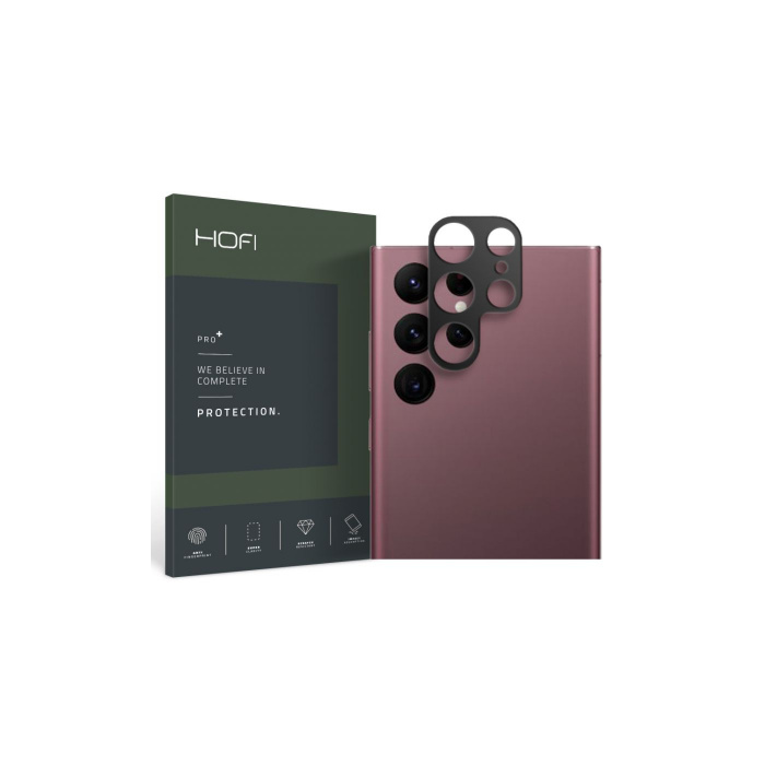 Ochrana okolo čočiek fotoaparátu na Samsung Galaxy S22 Ultra Hofi Alucam Pro+ čierne