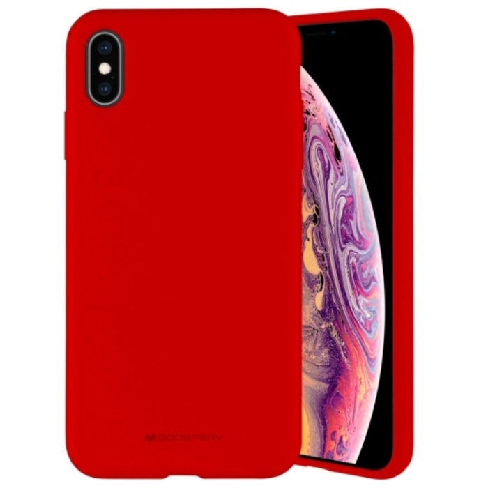 Silikónové puzdro na Huawei P30 Mercury Silicone červené