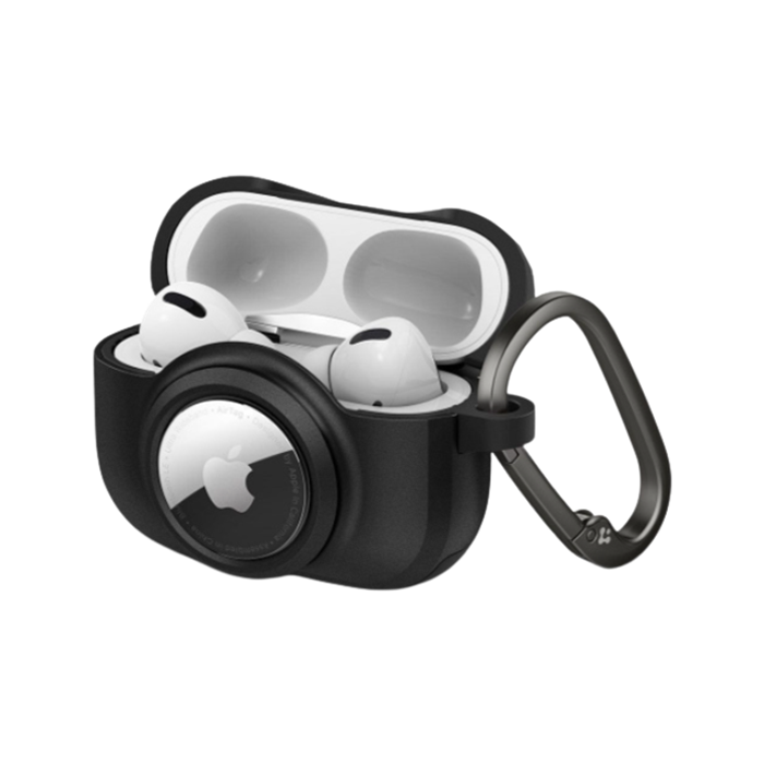Odolné puzdro na Apple AirPods Pro 1/2 a Apple AirTag Spigen Tag Armor Duo čierne