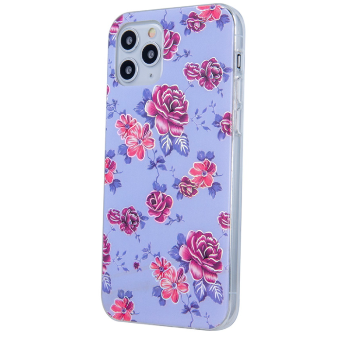 Silikónové puzdro na Motorola Moto E7 Power/E7i Power Ultra Trendy TPU kvety 2 