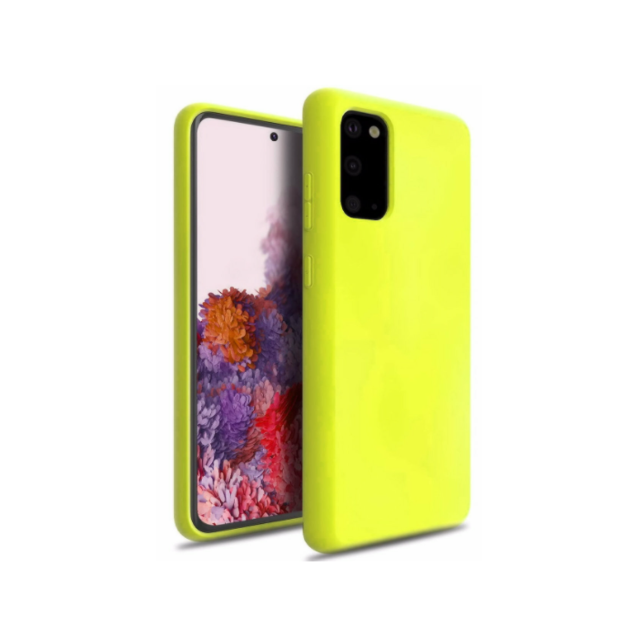 Silikónové puzdro na Samsung Galaxy A52/A52s MySafe Silicone žlté
