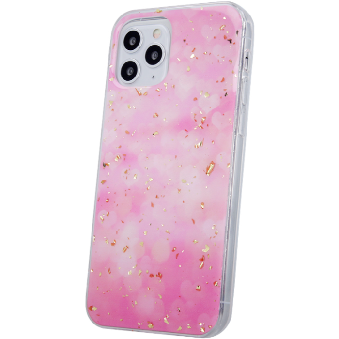 Gold Glam Motorola Moto E30/E40/E20S pink