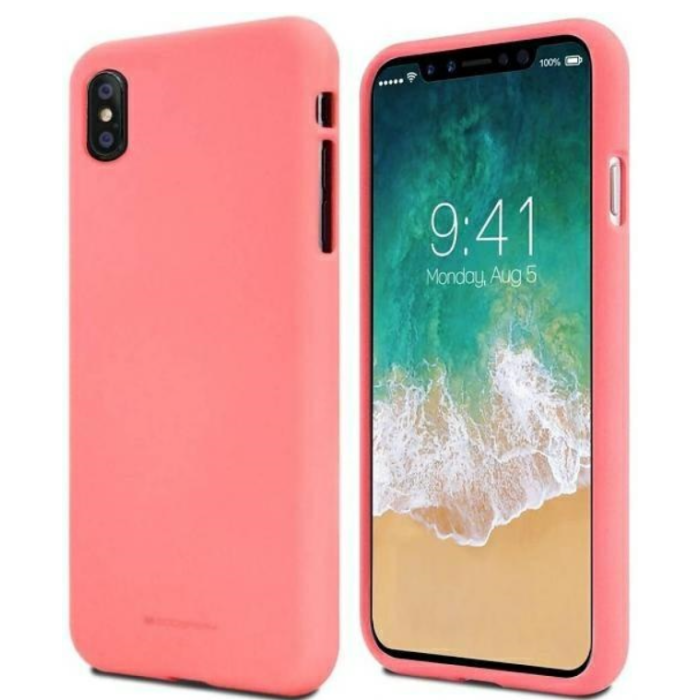 Silikónové puzdrro na Samsung Galaxy A53 5G Mercury Soft ružové