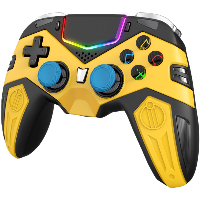 Bezdrôtový ovládač iPega 4019A pre PS4/PS3/iOS/PC čierno-žltý