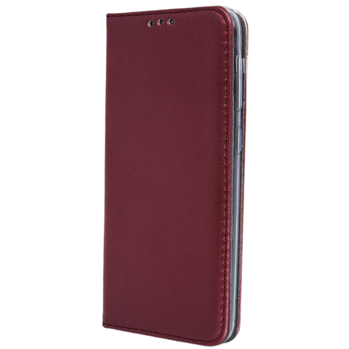 Diárové puzdro na Xiaomi Redmi 10C/Poco C40 Smart Magnetic bordové