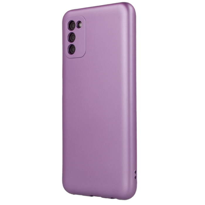 Silikónové puzdro na Motorola Moto E30/E40/E20 Metallic fialové