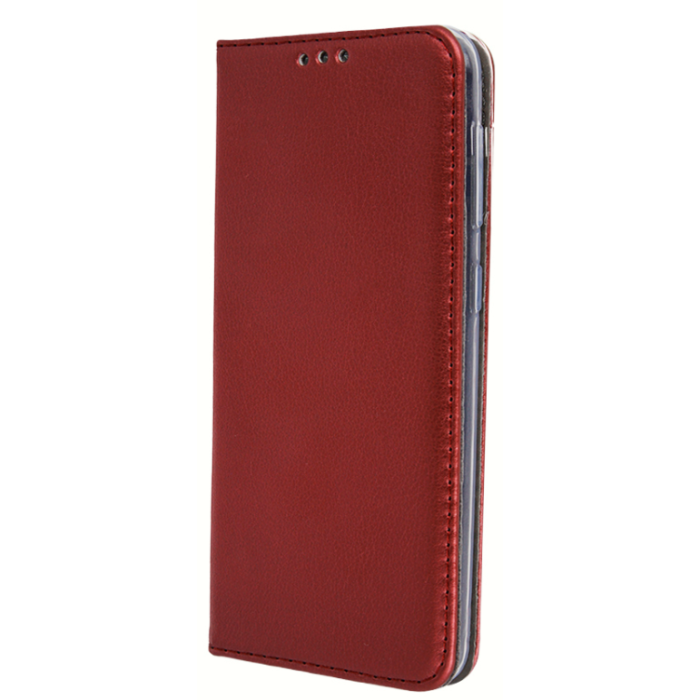 Diárové puzdro na Xiaomi Redmi 10A Smart Magnetic bordové