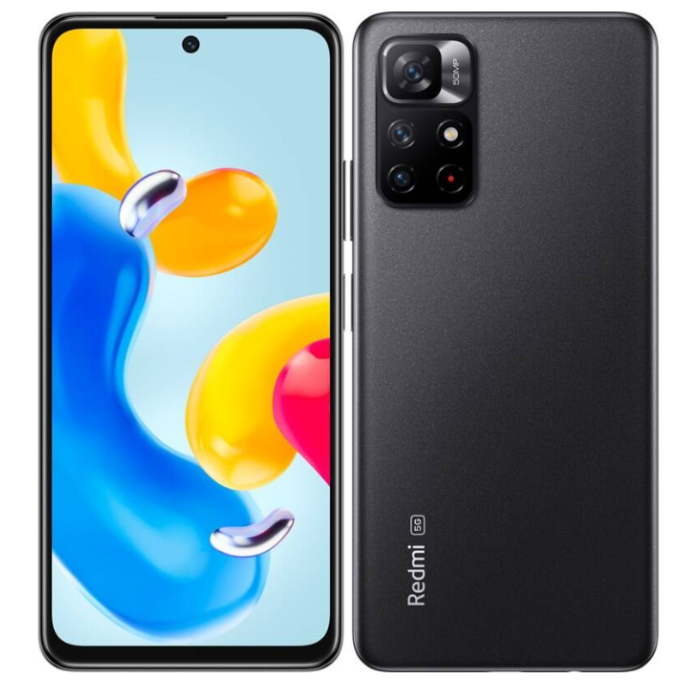 Xiaomi Redmi Note 11S 5G, 4/128 GB, Dual SIM, Midnight Black - SK distribúcia