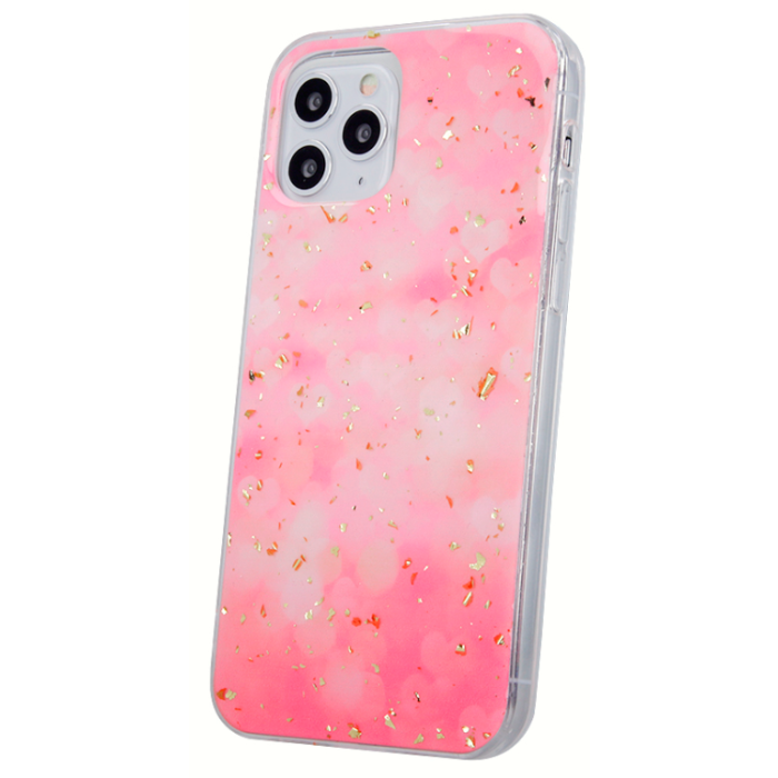 Silikónové puzdro na Samsung Galaxy A13 A135 Gold Glam ružové