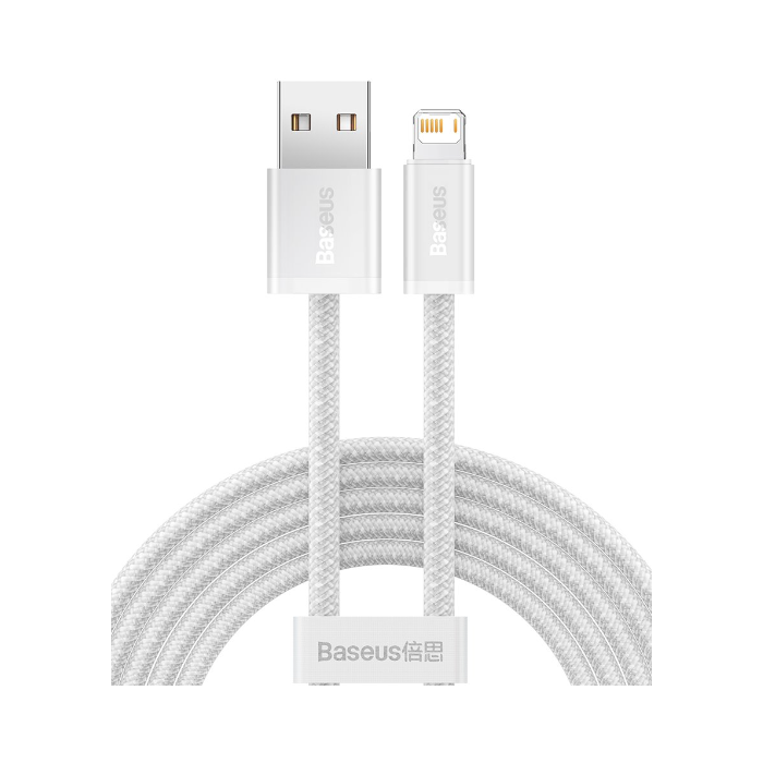 Kábel Baseus Dynamic CALD000502, USB to Lightning 8-pin 2,4A, 2m, biely