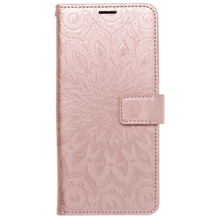 Diárové puzdro na Xiaomi Redmi Note 11 Pro/11 Pro 5G Forcell MEZZO mandala ružovozlaté