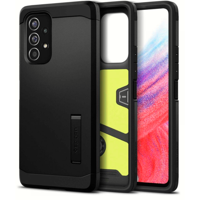 Odolné puzdro na Samsung Galaxy A53 5G SPIGEN Tough Armor čierne