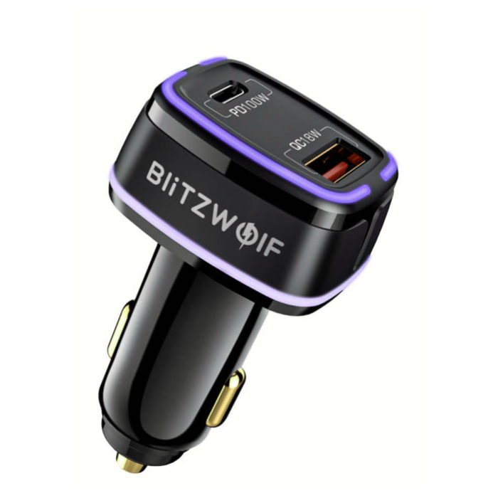Autonabíjačka Blitzwolf BW-SD8 1xUSB 1xUSB-C 100W
