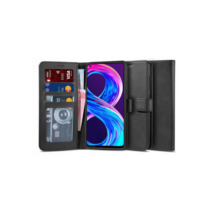 Diárové puzdro na Xiaomi Poco M4 Pro 4G Tech-Protect Wallet čierne