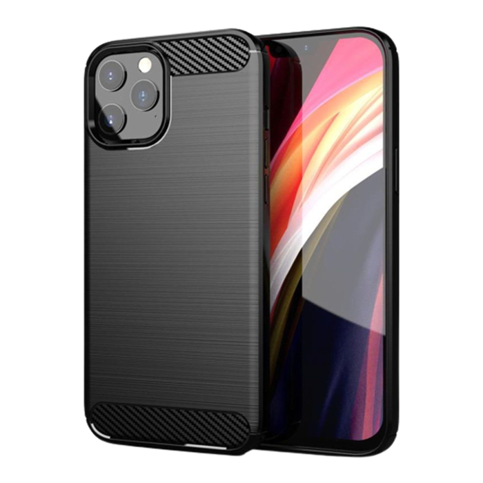 Silikónové puzdro na Apple iPhone 7/8/SE 2020/SE 2022 Forcell Carbon čierne