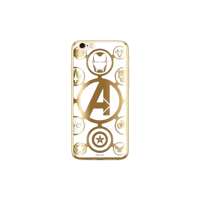 Silikónové puzdro na Apple iPhone 7 Plus/8 Plus Original Licence Cover Luxury Chrome Marvel Avengers