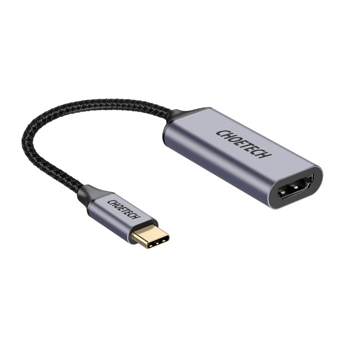 Adaptér Choetech USB-C na HDMI 4K 60 Hz sivý