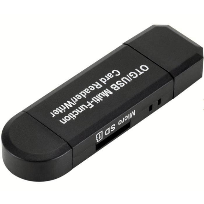 Čítačka kariet CR03 OTG MICRO SD + SD - MICRO USB + USB 