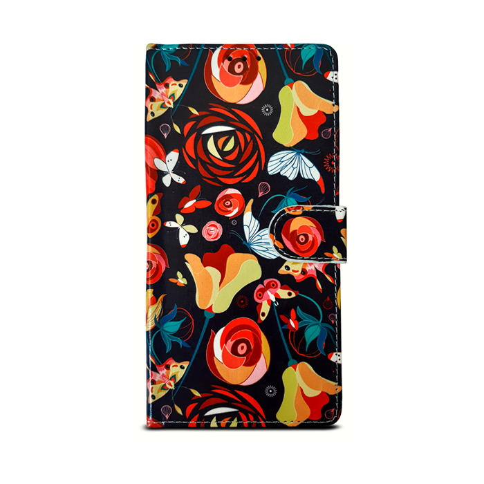 Diárové puzdro na Motorola Moto G60 Licence ART Book kvety a motýle