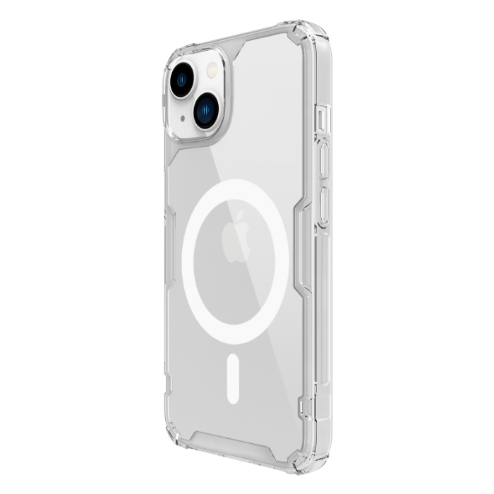 Silikónové puzdro na Apple iPhone 14 Nillkin Nature TPU Pro Magnetic transparentné