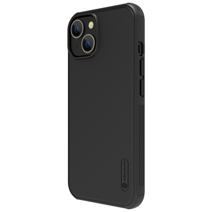 Plastové puzdro na Apple iPhone 14 Nillkin Super Frosted Pro Magnetic čierne