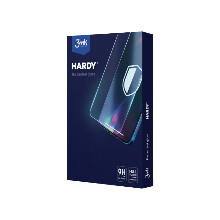 Tvrdené sklo na na Apple iPhone 12/12 Pro 3MK Hardy celotvárové čierne