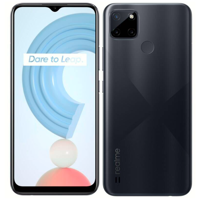 Realme C21Y, 3/32 GB, Dual SIM, Cross Black - SK distribúcia