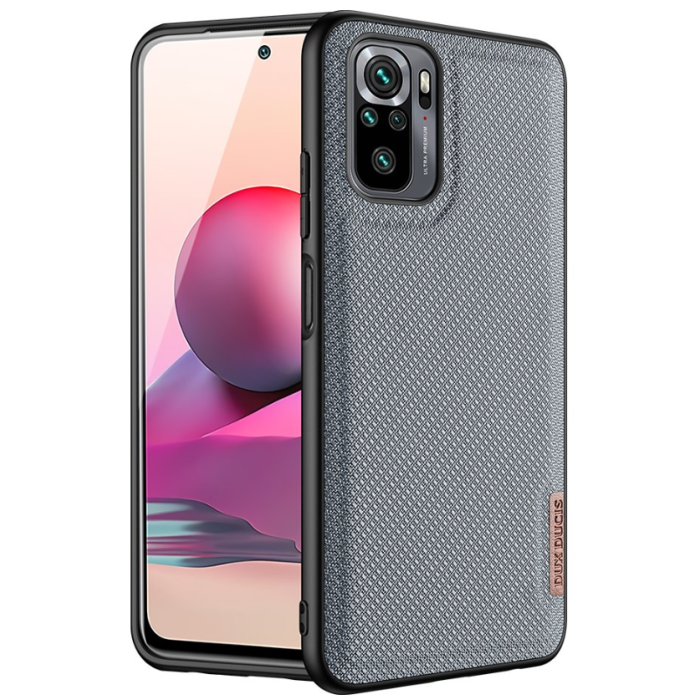 Plastové puzdro na Xiaomi Redmi Note 10/10s Dux Ducis Fino sivé