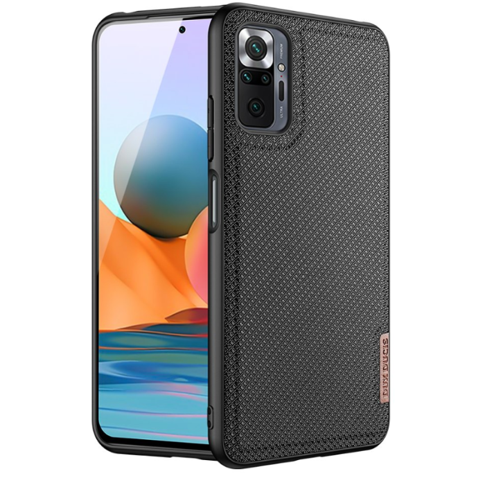 Plastové puzdro na Xiaomi Redmi Note 10 Pro/10 Pro Max Dux Ducis Fino čierne 