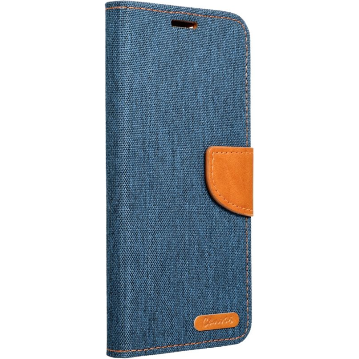 Diárové puzdro na Apple iPhone 14 Pro Canvas modré