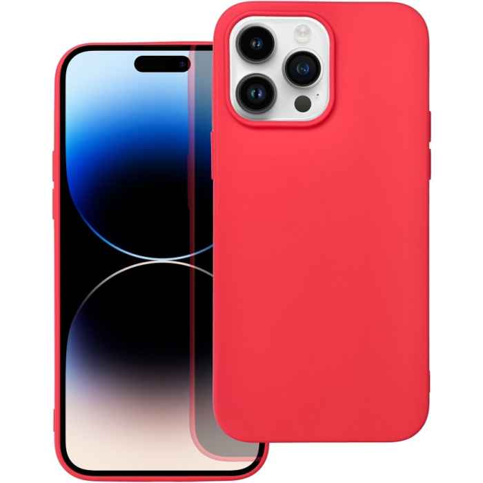 Silikónové puzdro na Apple iPhone 14 Pro Forcell Soft červené