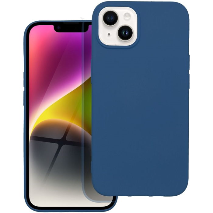 Silikónové puzdro na Apple iPhone 14 Pro Forcell Silicone Lite modré